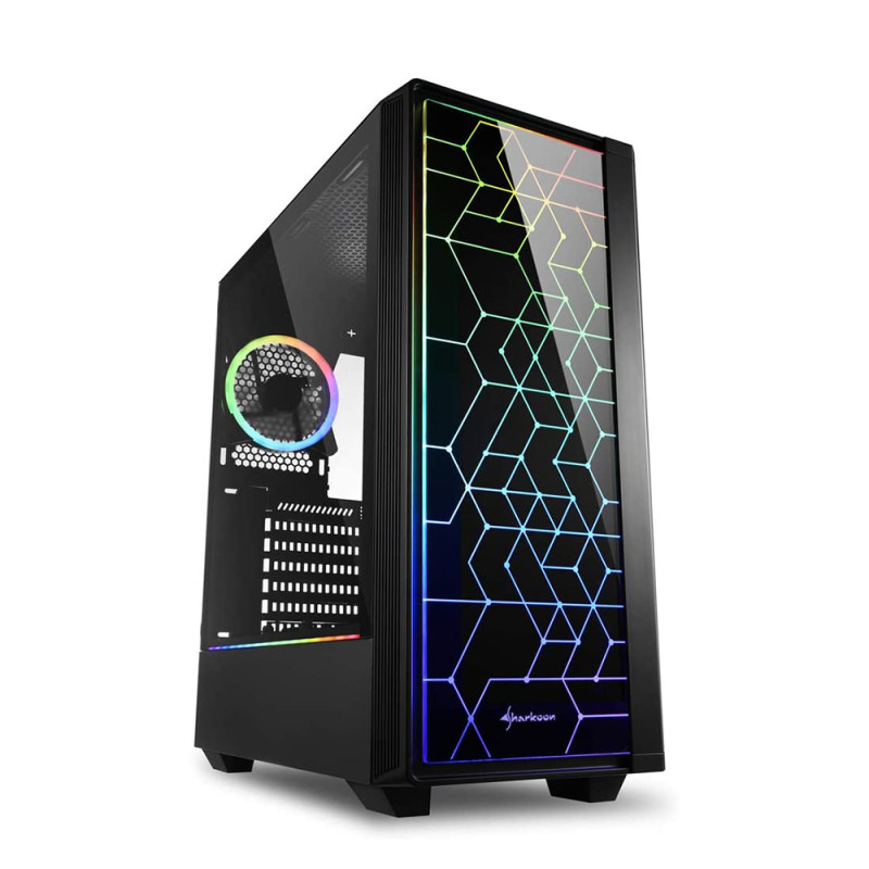 کیس گیمینگ شارکن مدل RGB LIT 100