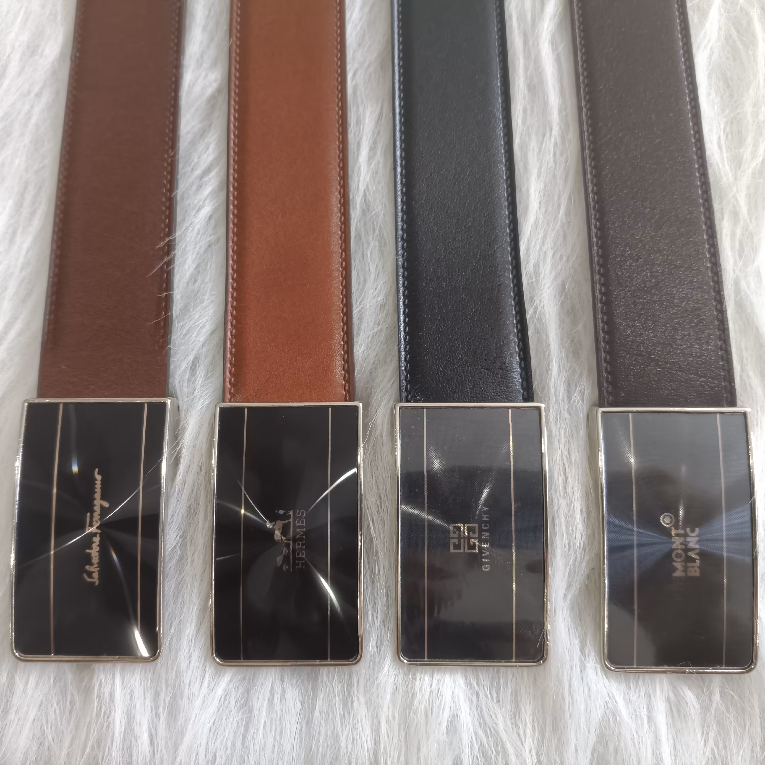 کمربند چرم طبیعی مجلسی 3/5 سانتی