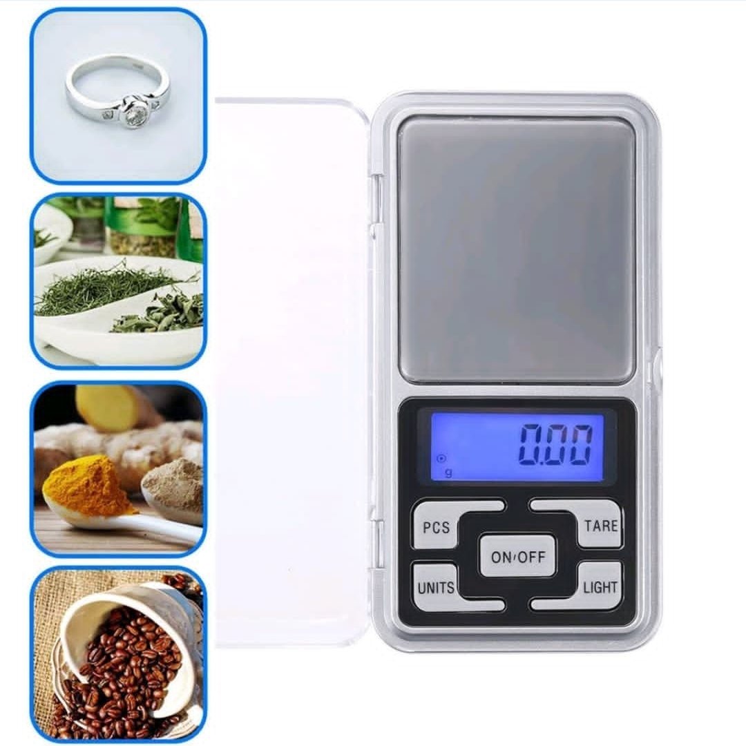 ترازو 500 گرمی با دقت 0.1 گرم و نمایشگر چراغدار