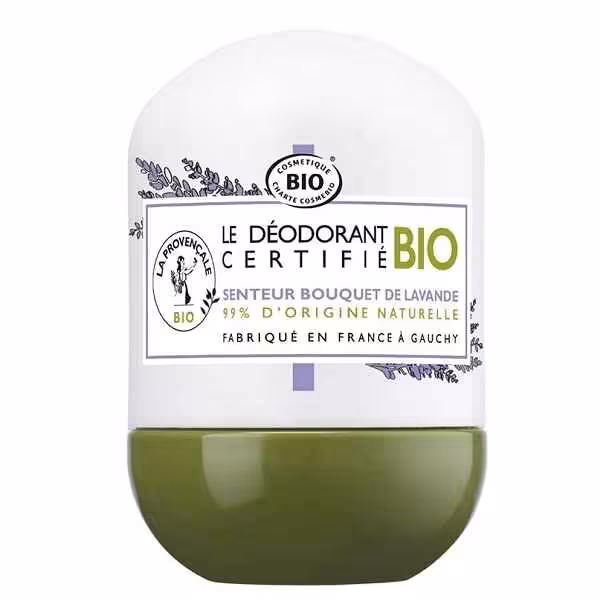 مام رول ضد تعریق ارگانیک لاپرو ونسال LA PROVENCALE فرانسه حجم 50 میل | حاوی عصاره زیتون خالص، بدون نمک آلومینیوم، بوی اسطوخدوس