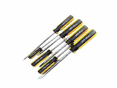 پیچ گوشتی زرد و مشکی سایز 150*8- لایت LIGHT 