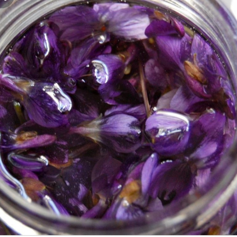 روغن بنفشه پایه زیتون و کنجد