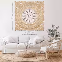 ساعت دیواری منبت