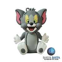 فلش مموری فانتزی دایا دیتا تام خندان مدلPC1024-1 ظرفیت16GB-USB2 رنگ طوسی