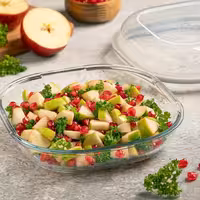 ظرف شیشه ای سرو و نگهداری دربدار 1.250 لیتر لیمون