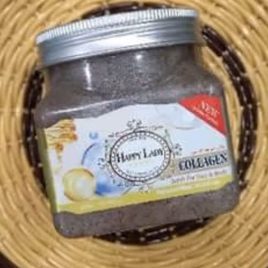 اسکراب صورت و بدن  کلاژن  هپی لیدی