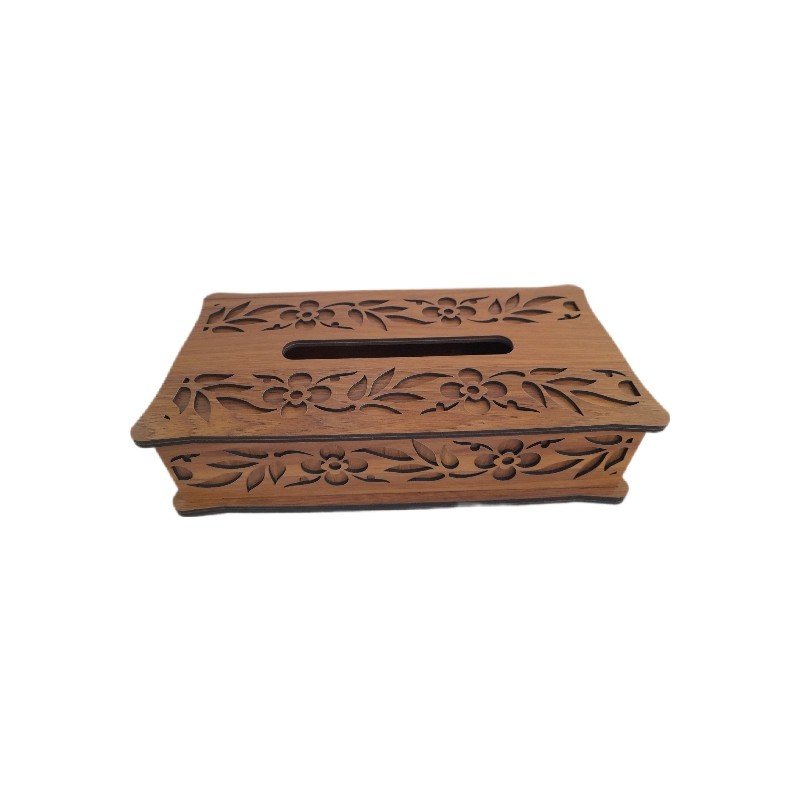 جای دستمال کاغذی 200برگ طرح گل کد D2102