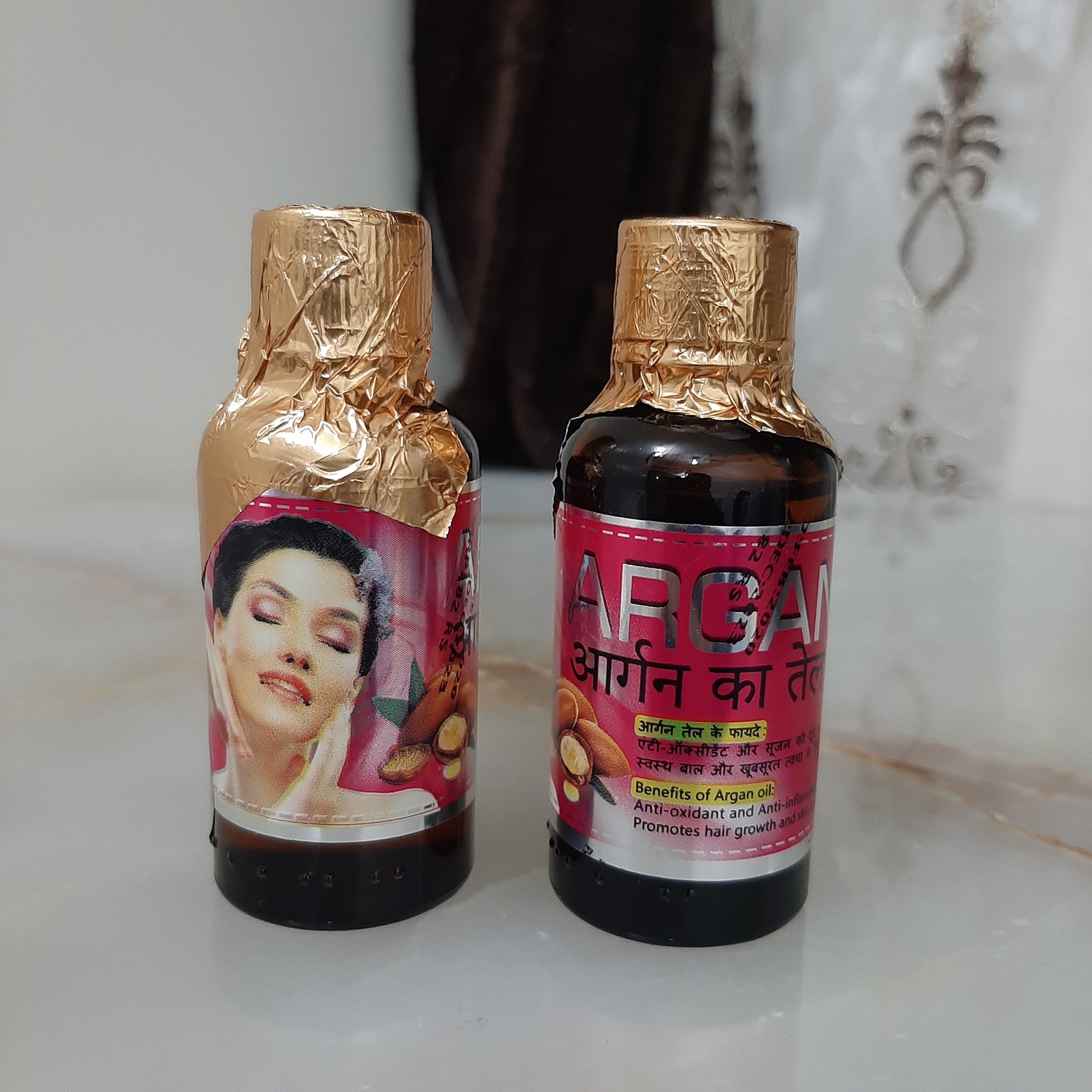 روغن آرگان اصل هندوستان بسته 2 تایی