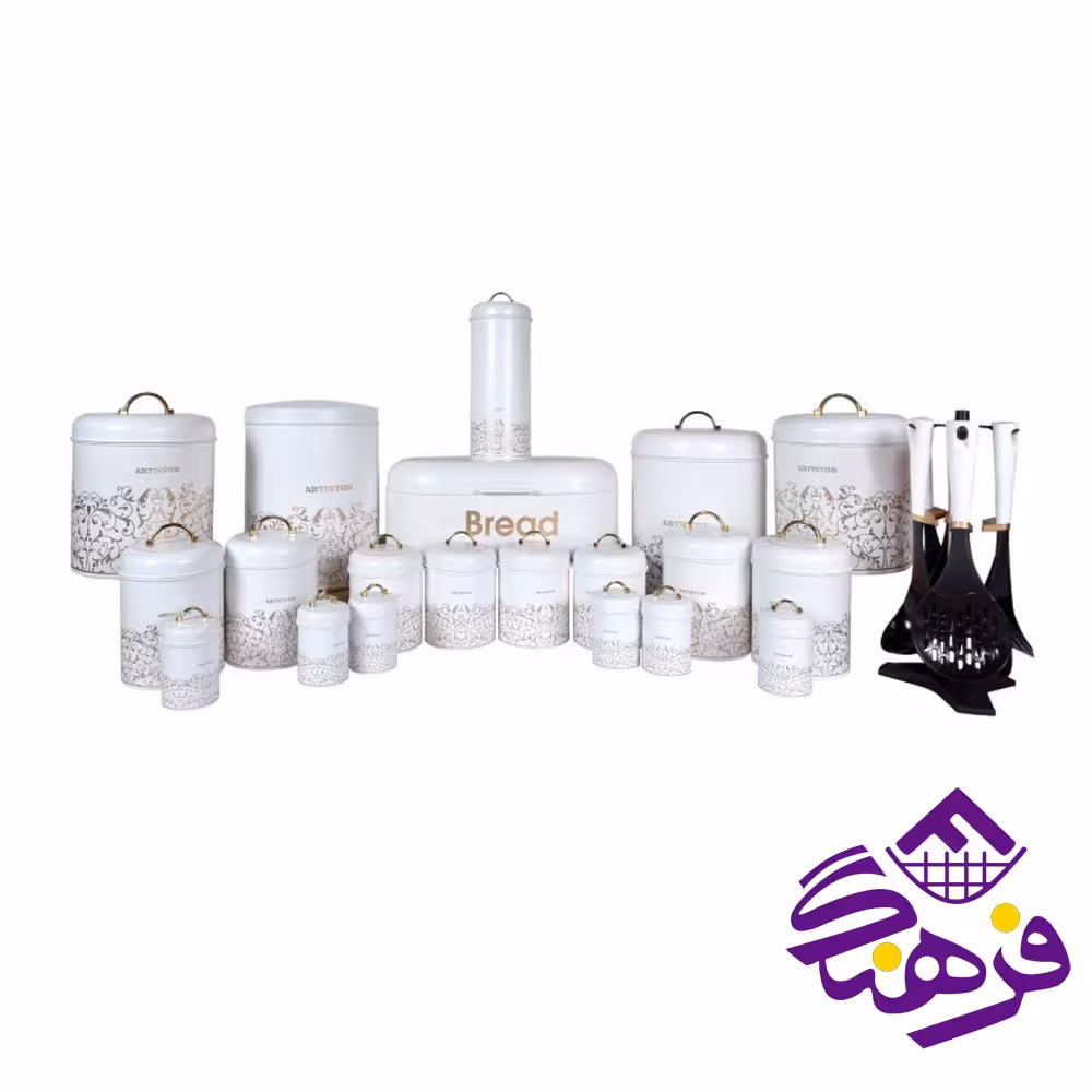 سرویس آشپزخانه 27 پارچه آرتیستون طرح ویکتوریا - سفید