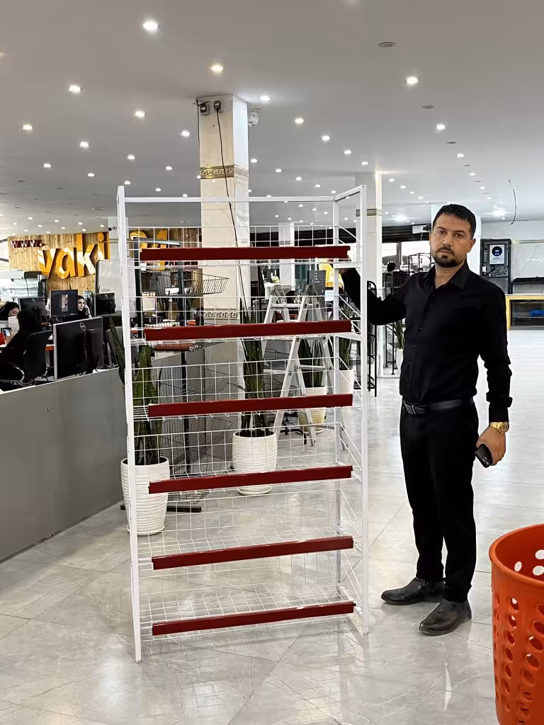 خرید و قیمت استند لیزری چیپس و پفک - قفسه‌بندی وکیلی