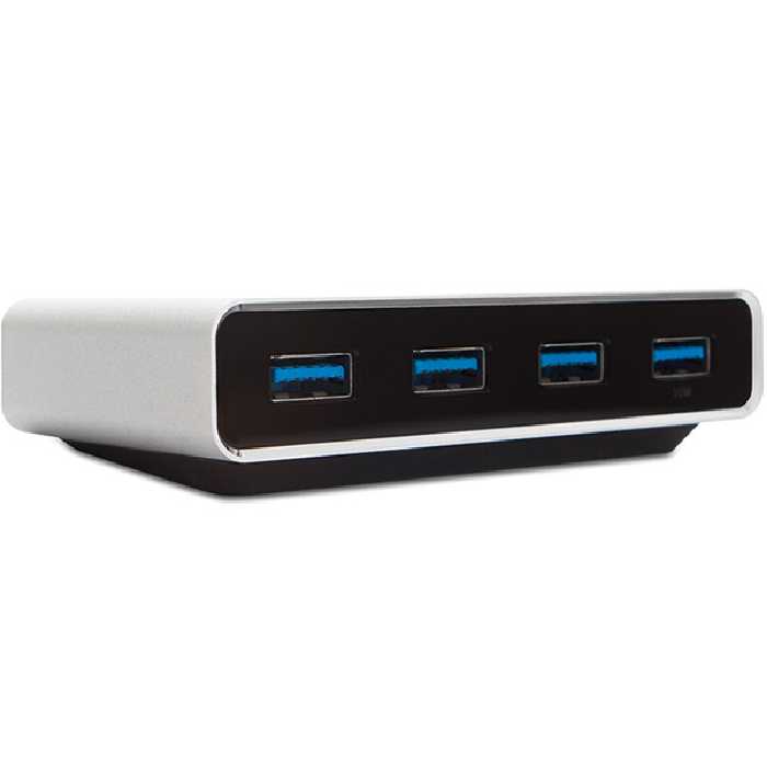 هاب حرفه ای MOSHI موشی 4 پورت iLYNX 3 نقره ای - Hiapple.ir