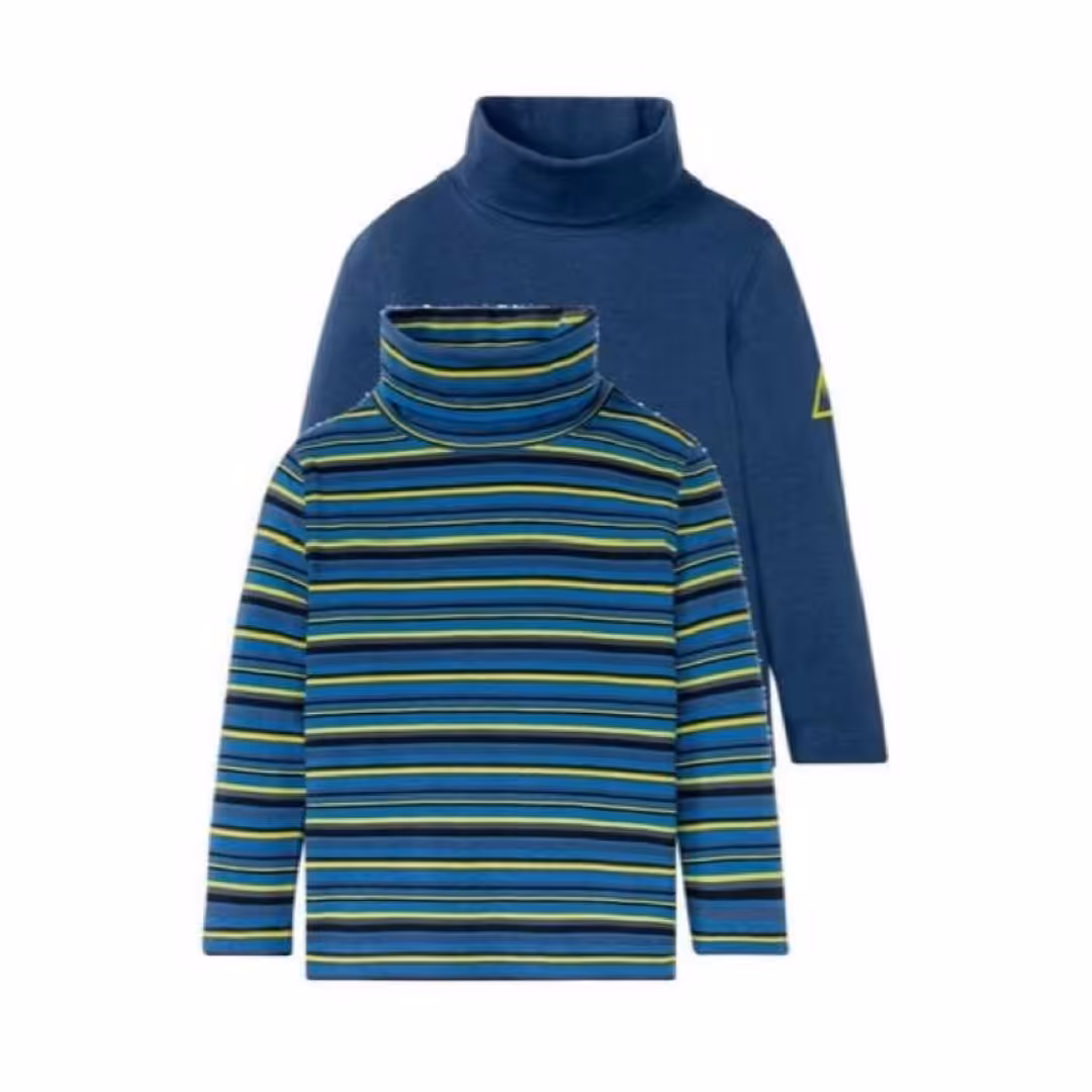 تیشرت آستین بلند یقه اسکی پسرانه مجموعه دو عددی برند لوپیلو‌