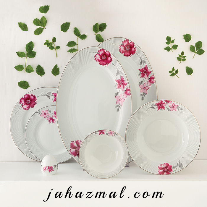 سرویس چینی زرین طرح کردوبا 28 پارچه