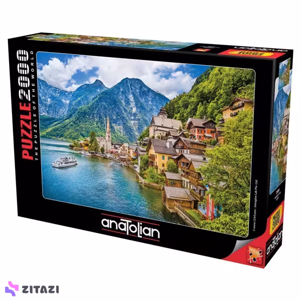پازل 2000 تکه آناتولین طرح Hallstatt Lake کد 3959 Anatolian