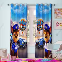 پرده چاپی سگ نگهبان چس pk-4148