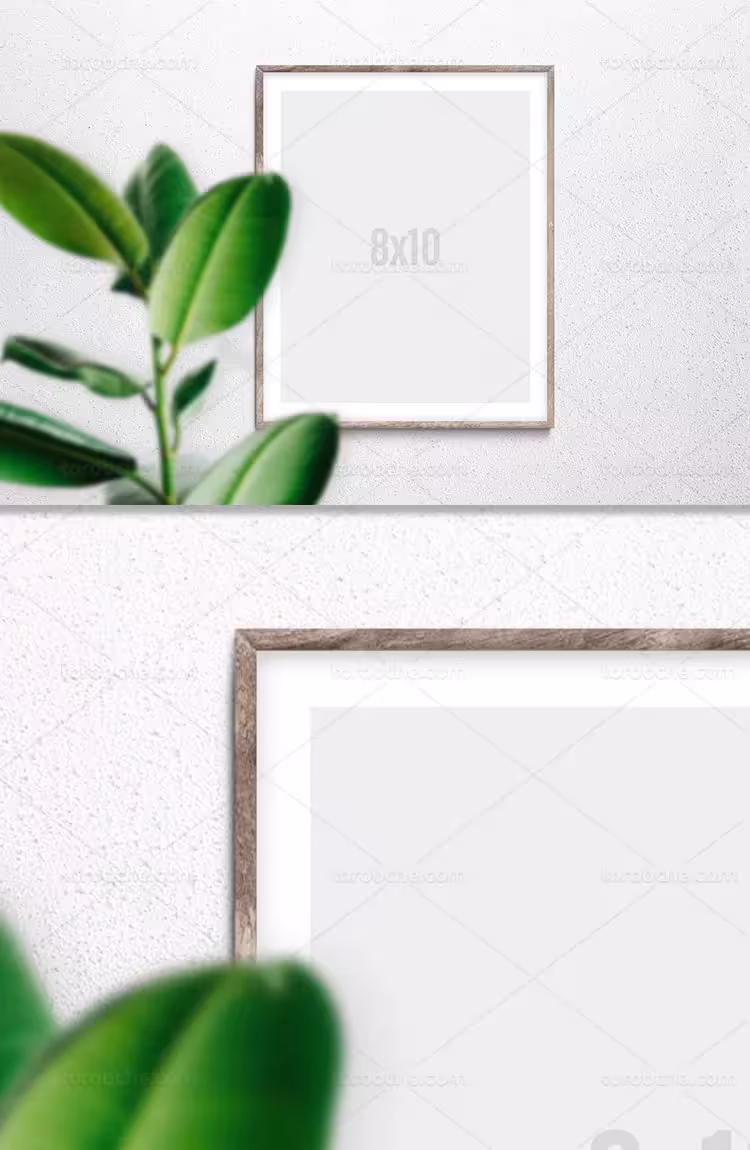 موکاپ قاب عکس رو دیوار | گرافیک با طعم تربچه