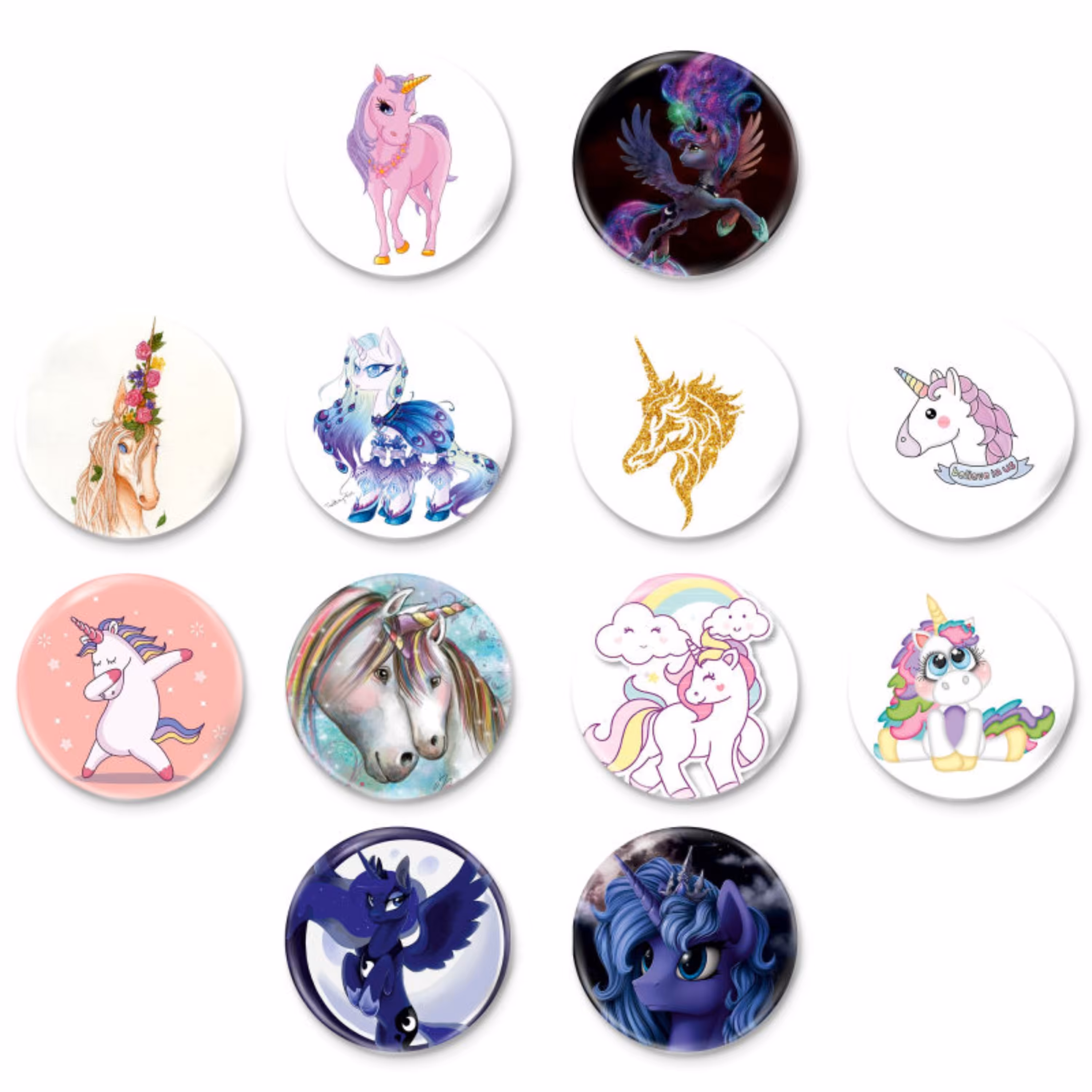 پیکسل یونیکورن 12 عددی با کیفیت عالی