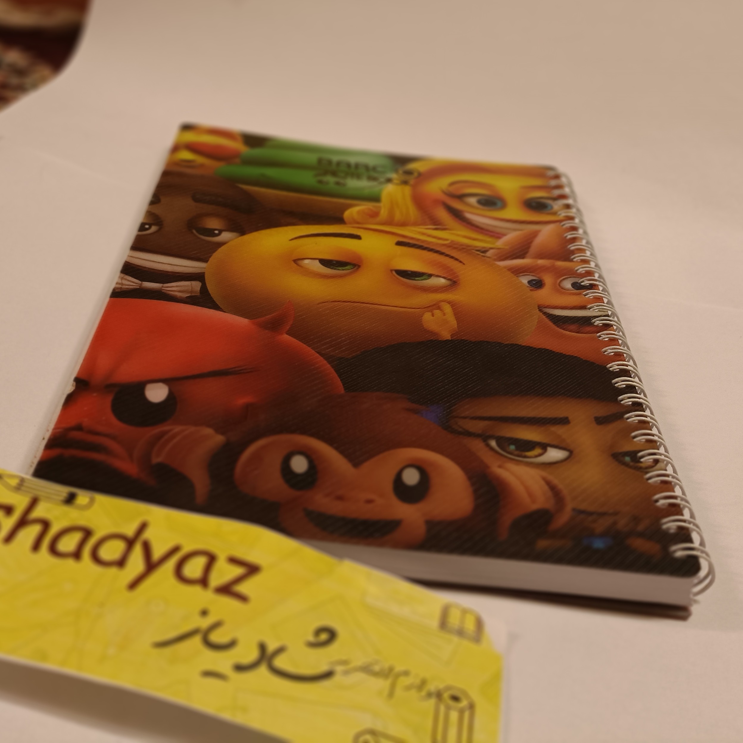 دفتر 100 برگ سیمی خط دار جلد طلقی کد 101