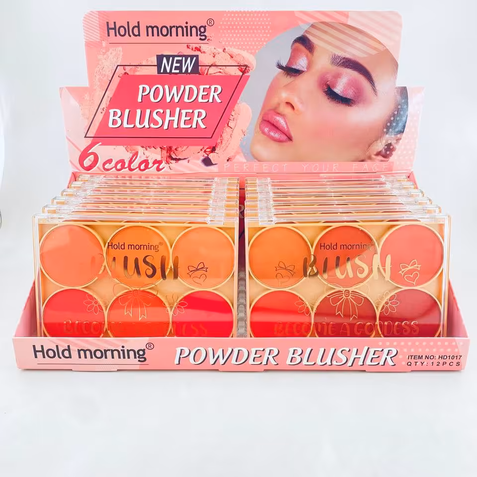 پالت رژگونه 6 رنگ هولد مورنینگ