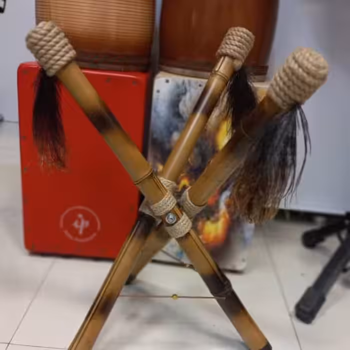 پایه هنگدرام چوب بامبو 