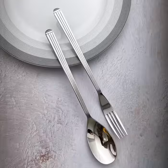 قاشق چنگال 6 نفره استیل