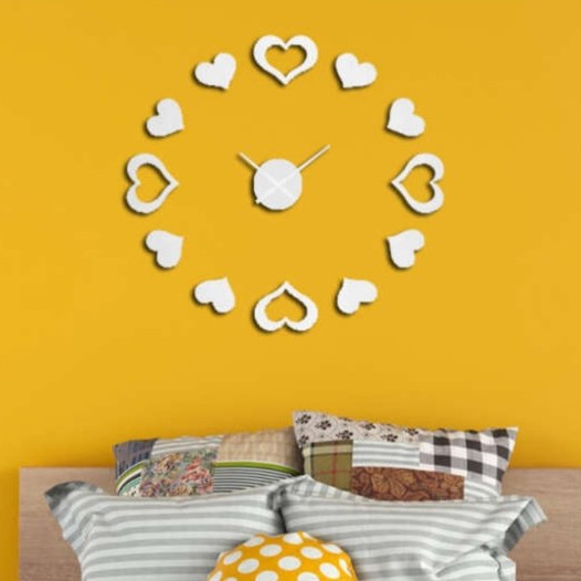 ساعت دیواری پدیده پلاس مدل قلب