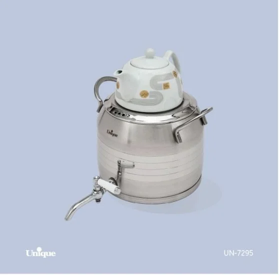 کتری قوری 5 لیتر شیردار استیل یونیک un-7295