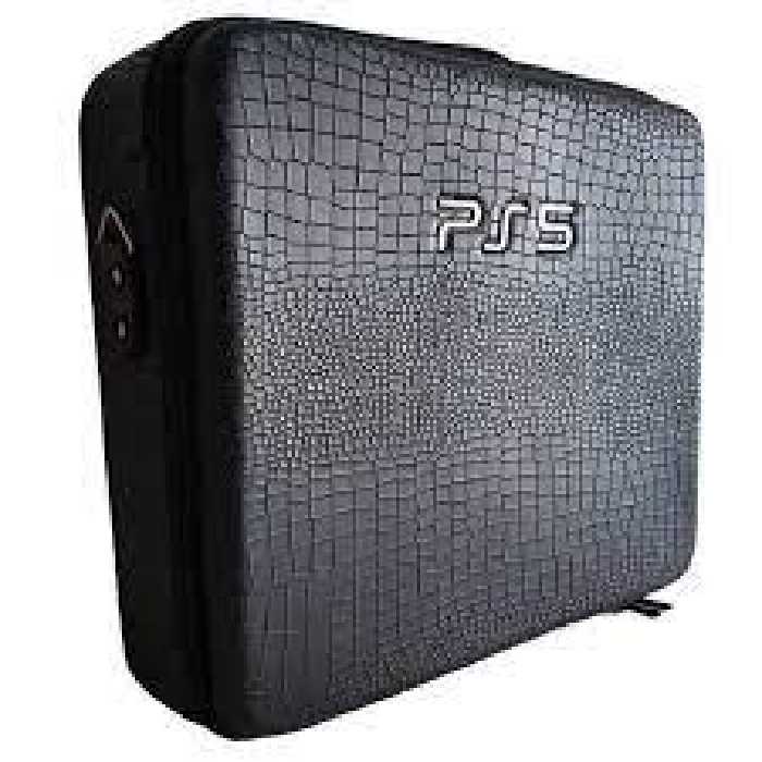 کیف ضد ضربه PlayStation 5 &#8211; طرح چرم مشکی