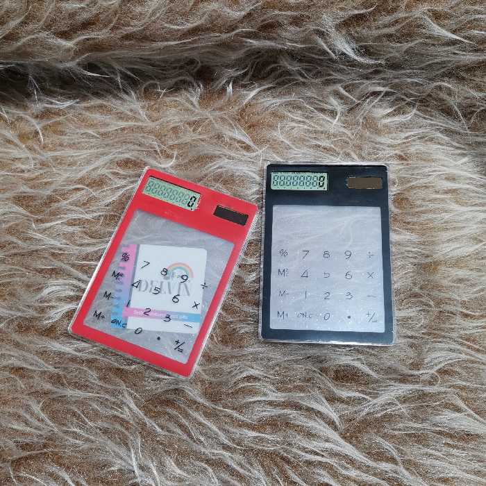 ماشین حساب فانتزی شفاف