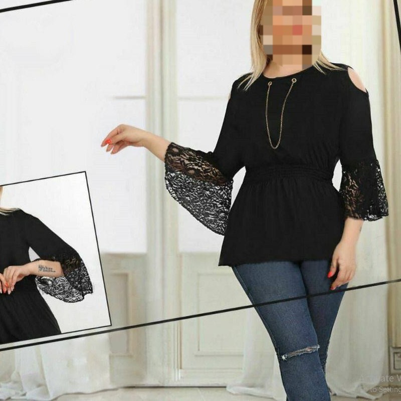 شومیز گردنبندی