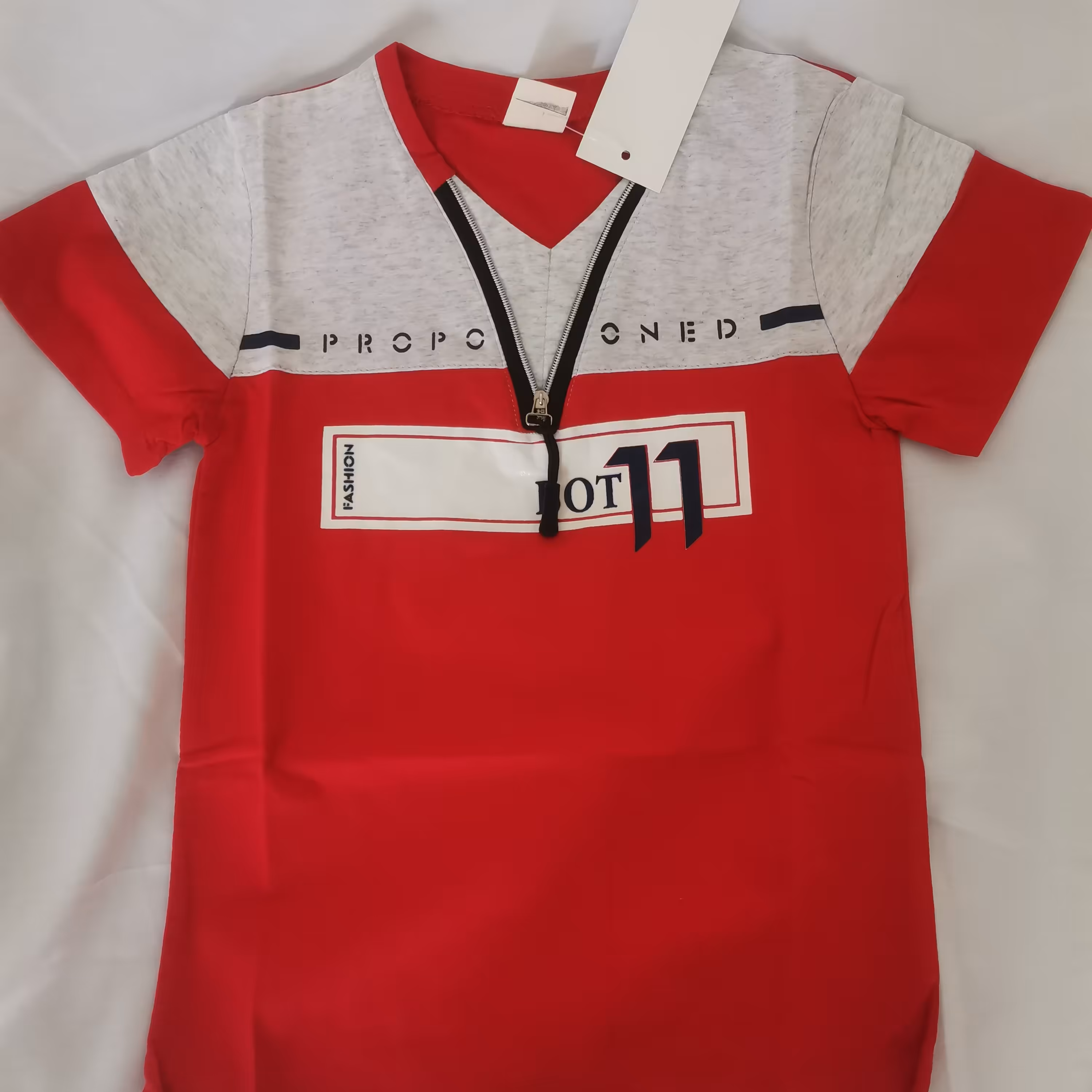 تیشرت زیپ دار