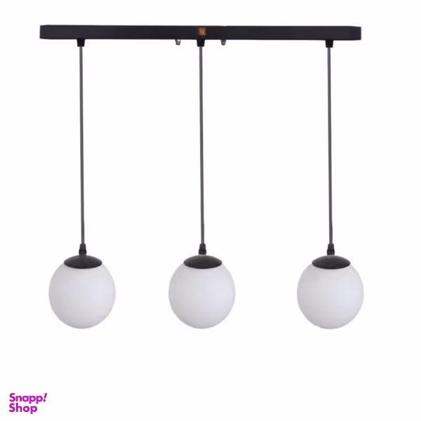 لوستر سه شعله نورهام مدل مولکولی کد LINE-3