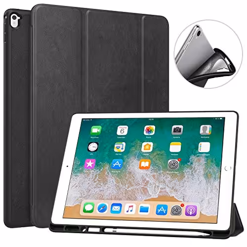 کیف چرمی آیپد (مشکی) Apple iPad Pro 12.9 2017 Smart Case