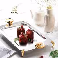 سینی استیل 2رنگ رامیسا