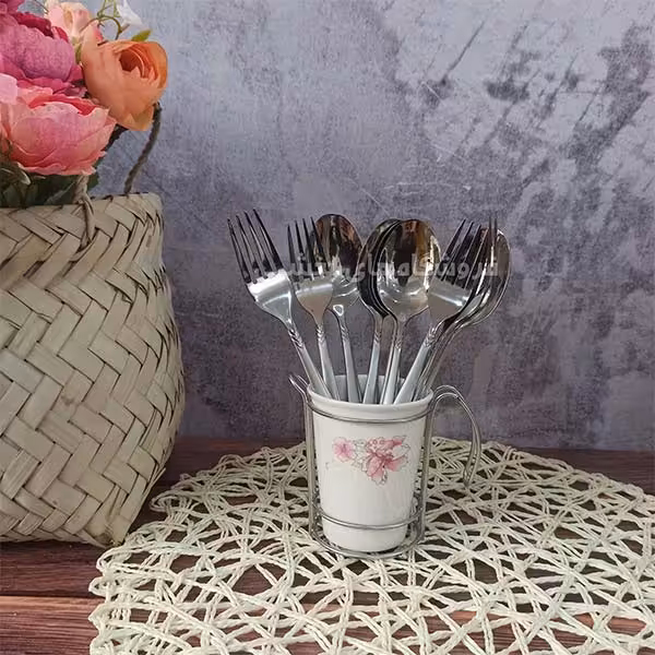جا قاشقی سرامیکی سایز کوچک