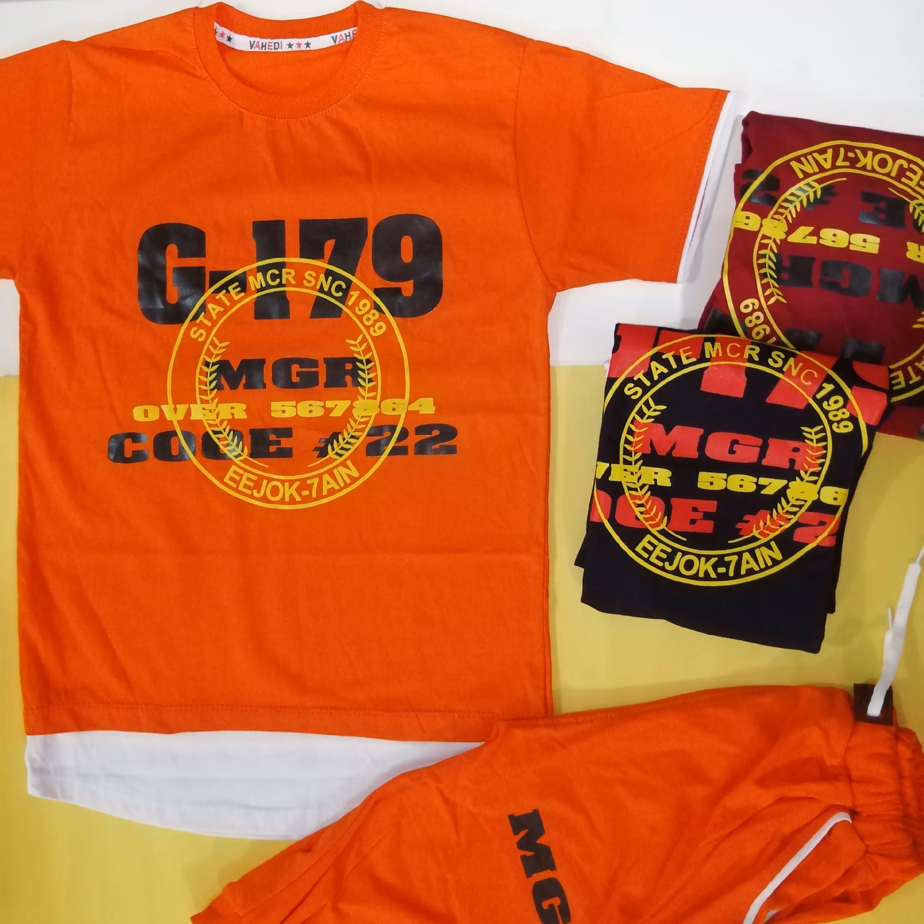 ست تیشرت و شلوارک پسرانه سایز نوجوان/لباس بچگانه