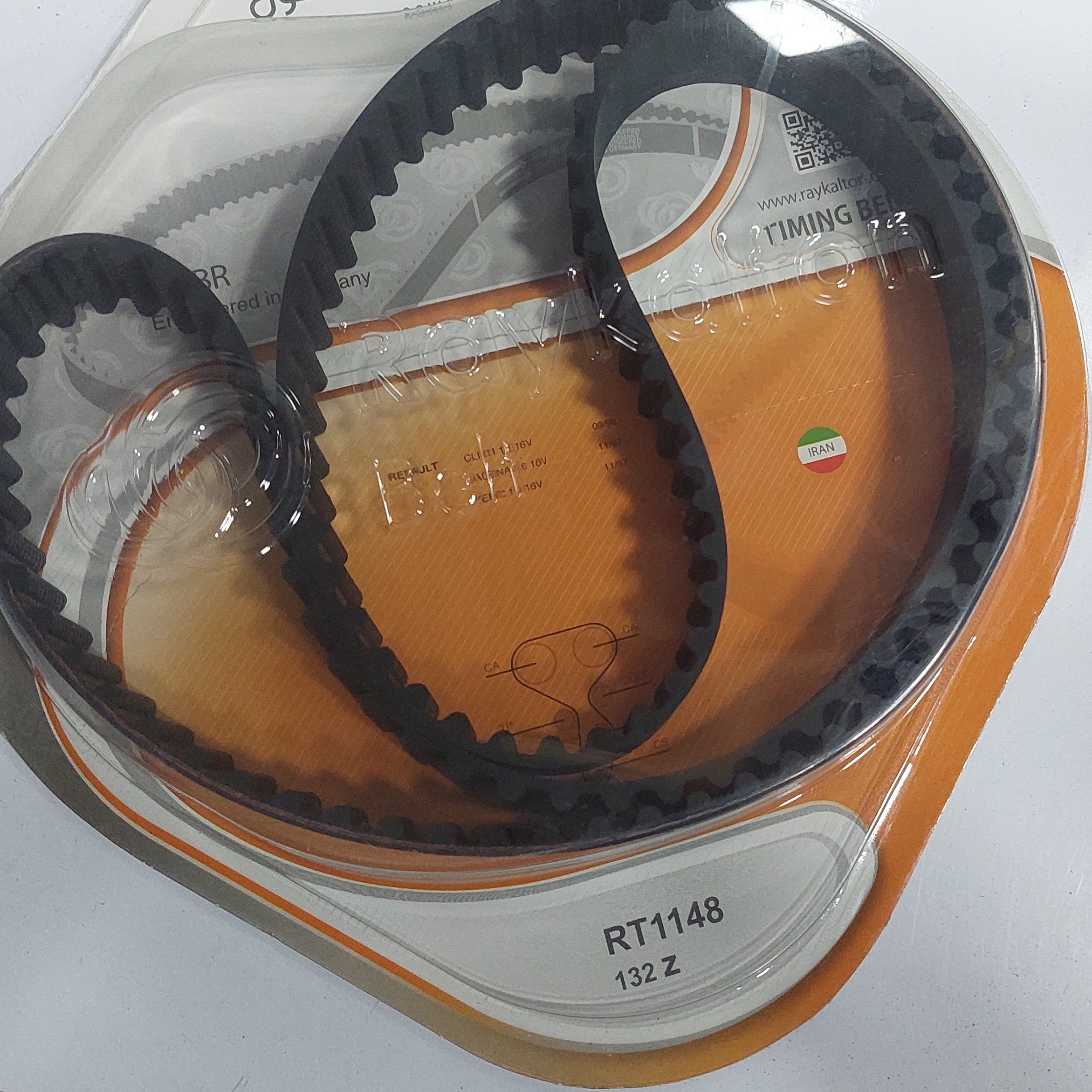 تسمه تایم رایکالتون شرکتی 132 دندانه RT1148 تندر 90 ال 90 دارای ضمانت بیمه ای