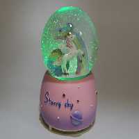 گوی پمپی موزیکال اسب تک شاخ