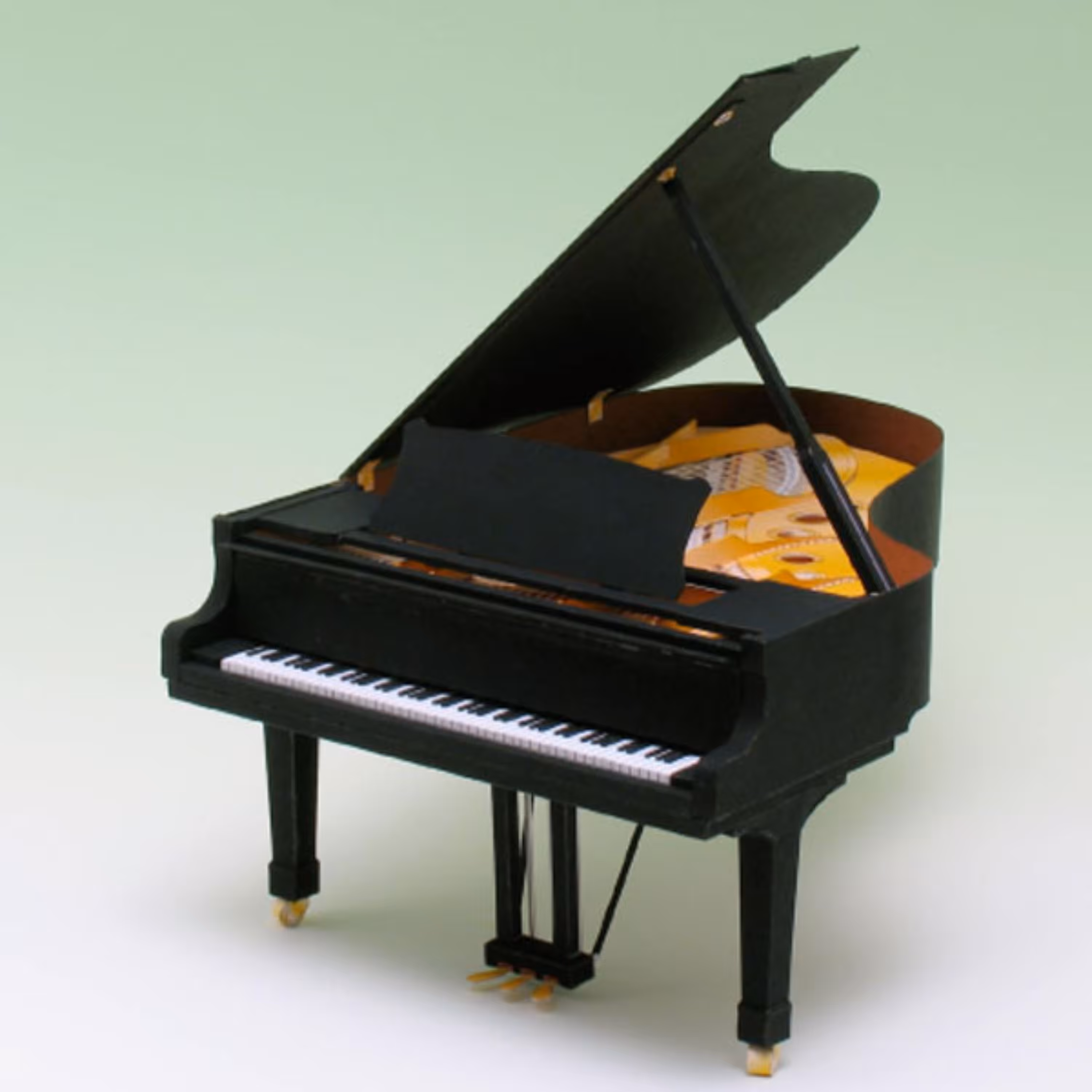 کاردستی ماکت مقوایی پیانو گرند رویال