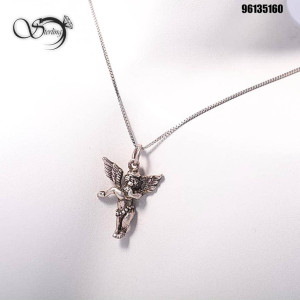 گردنبند فرشته نقره کد:1240