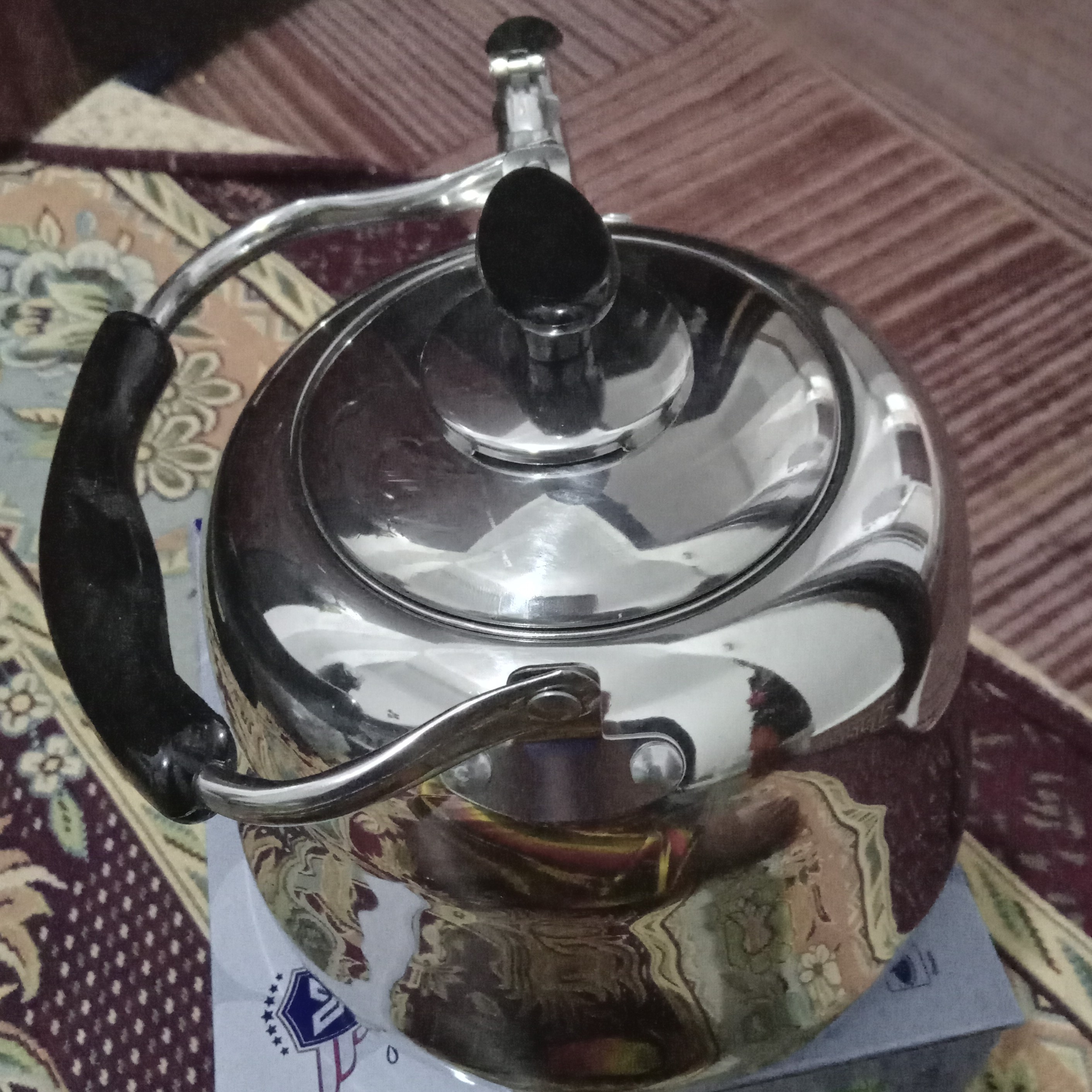 قوری استیل 2لیتر صافی دار