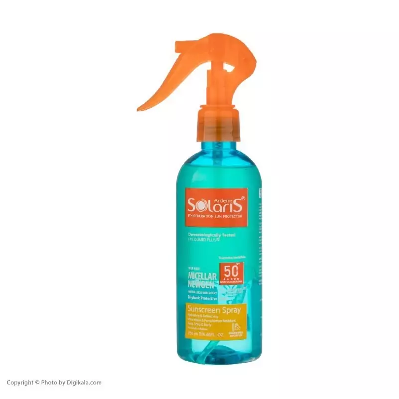 لوسیون دوفازی ضدآفتاب آردن سولاریسMicellar Newgen حجم250 میلی لیترR6260147711236