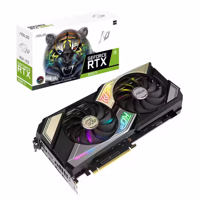 کارت گرافیک  ایسوس مدل ‎ KO-RTX3060TI-8G-V2-GAMINGحافظه 8 گیگابایت