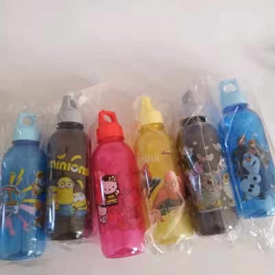 قمقمه درجه یک فانتزی شفاف بدون نی