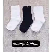 جوراب بچهگانه برندkiabi فرانسه سایز 1تا 4ساله پک3جفتی 