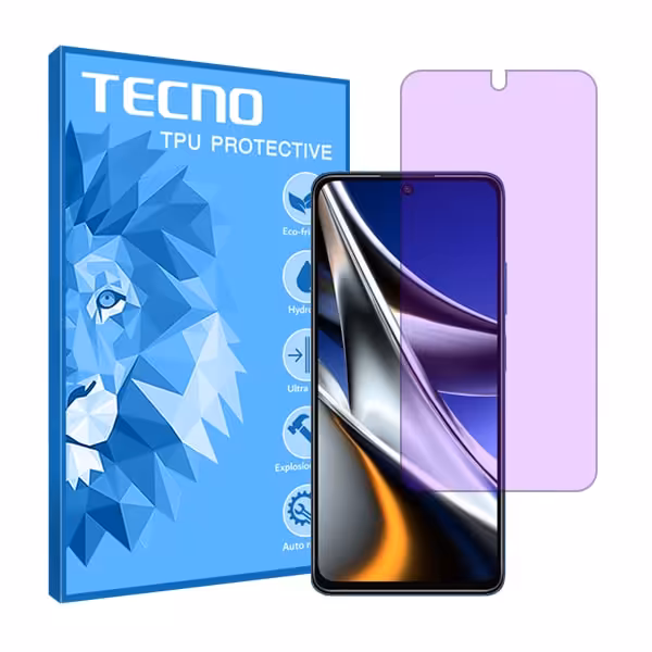 گلس شیائومی Poco X4 Pro 5G مدل هیدروژلی آنتی پرپل برند تکنو کد S