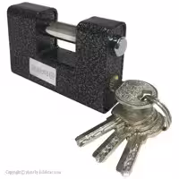 قفل کتابی چکشی باتیس کلید کامپیوتری سایز 100 میلی متر