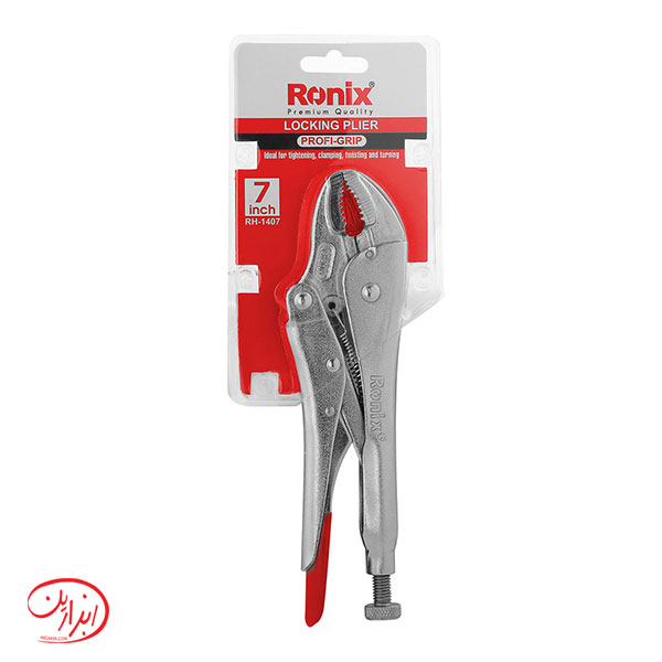 انبر قفلی CR-MO رونیکس مدل RH-1407 سایز 7 اینچ