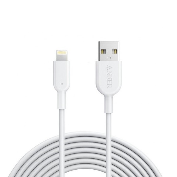 کابل تبدیل USB به لایتنینگ انکر مدل A8432H21 PowerLine II طول 90 سانتیمتر