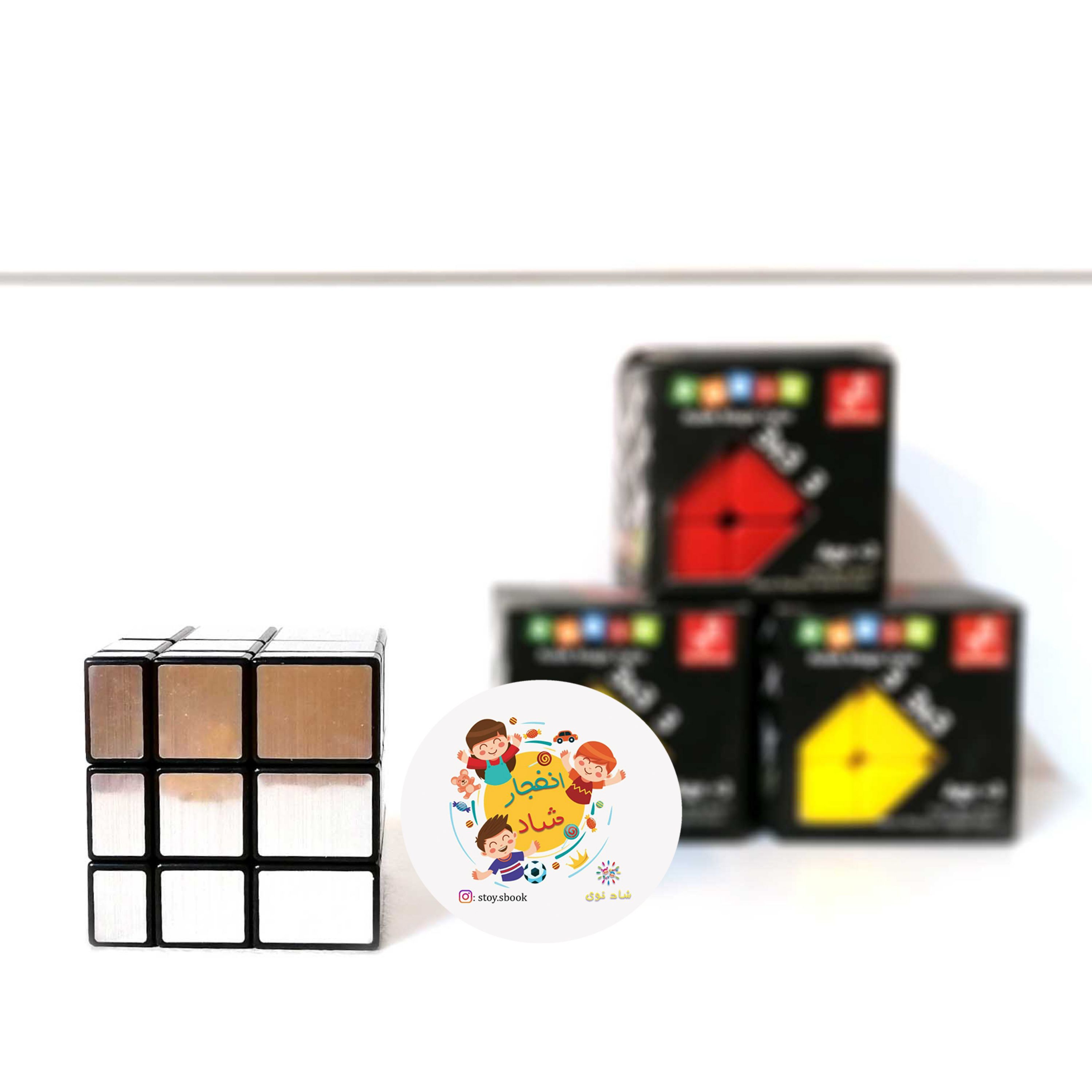 روبیک آینه ای کای وای نقره ای